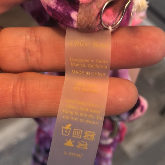 NWT Chloe Rose tankini tie dye - Picture 6 of 6